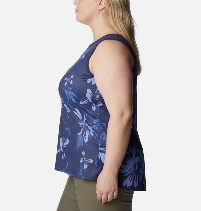 Women's Columbia Chill River Tanks Flower | Plus Size CA-W50L6